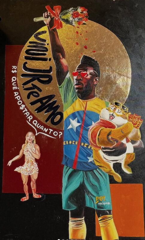 O Quilombo do Algoritmo - Obra de Vini Jr pela Ori Lab83.
